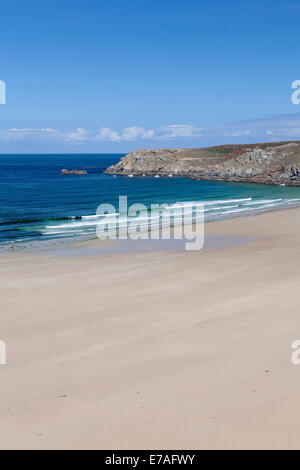 Baie des Trepasses Bucht, Halbinsel Cap Sizun, Département Finistère, Bretagne, Frankreich Stockfoto