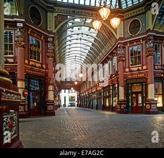 Leadenhall Market, London, England, Vereinigtes Königreich Stockfoto