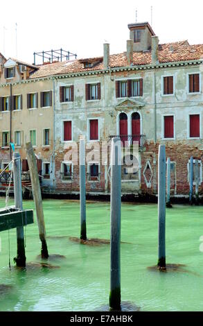 Altbauten in der Lagune in Venedig, Italien Stockfoto