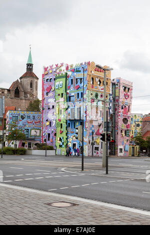 Senken Sie Happy RIZZI House, Braunschweig, Niedersachsen, Deutschland, Europa Stockfoto