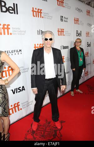 Toronto, Kanada. 09. Sep, 2014. Regisseur David Cronenberg besucht die Premiere von "Maps To The Stars" während der 39. Toronto International Film Festival (TIFF) in Toronto, Kanada, 9. September 2014. Foto: Hubert Boesl - NO-Draht-SERVICE-/ Dpa/Alamy Live News Stockfoto