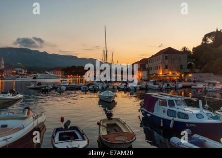 Marina in Jelsa, Insel Hvar, Kroatien Stockfoto