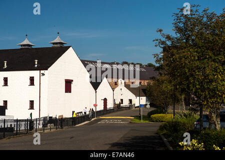 Old Bushmills Distillery, Bushmills, County Antrim, Nordirland. Stockfoto