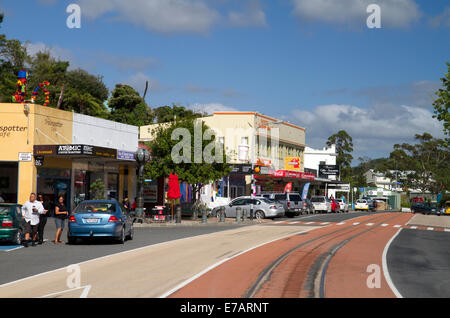 Bucht der Inseln Vintage Railway in der Stadt Kawakawa, Nordinsel, Neuseeland. Stockfoto