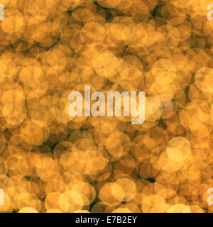 Licht als Hintergrund Golden bokeh Stockfoto