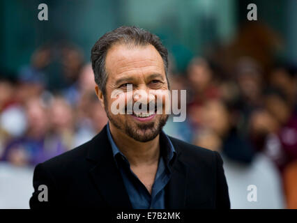 Toronto, Kanada. 11. September, 2014. Regisseur Edward Zwick kommt für die Weltpremiere des Films "Bauernopfer" in der Roy Thomson Hall während der 39. Toronto International Film Festival in Toronto, Kanada, 11. September 2014. Bildnachweis: Zou Zheng/Xinhua/Alamy Live-Nachrichten Stockfoto