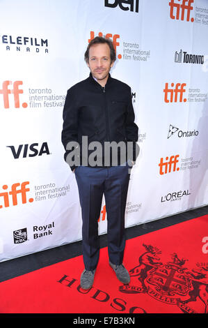 Toronto, Ontario, Kanada. 11. September, 2014. Schauspieler Peter Sarsgaard besucht die "Bauernopfer" Premiere während der 2014 Toronto International Film Festival in der Roy Thomson Hall am 11. September 2014 in Toronto, Kanada Kredit: Igor Vidyashev/ZUMA Draht/Alamy Live News Stockfoto