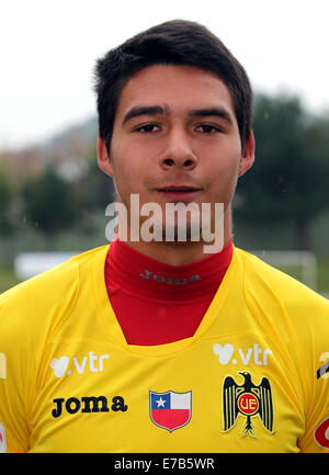 Chile-Fußball-Liga Serie A / (Union Espanola) - Cristian Guerra Stockfoto