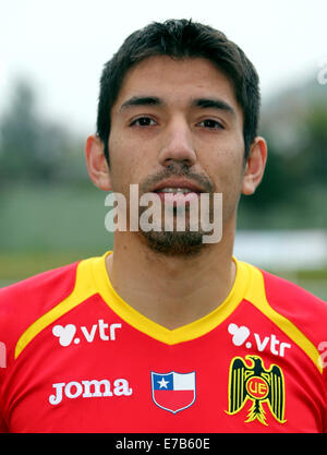 Chile-Fußball-Liga Serie A / (Union Espanola) - Jorge Ampuero Stockfoto