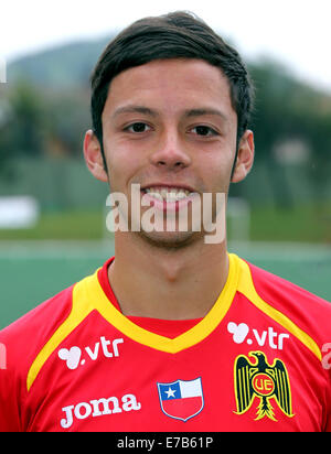 Chile-Fußball-Liga Serie A / (Union Espanola) - Mario Larenas Stockfoto