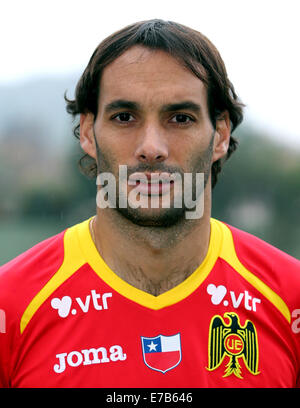 Chile-Fußball-Liga Serie A / (Union Espanola) - Sebastian Miranda Stockfoto