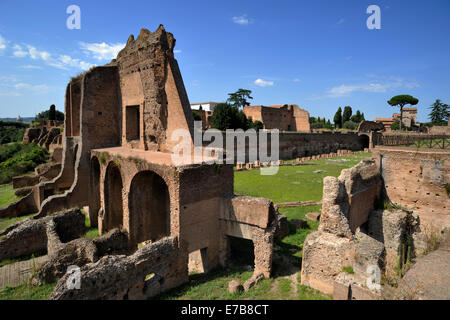 Italien, Rom, Palatin, Stadion Domitian Stockfoto