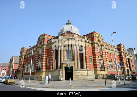 Die zentrale Bibliothek in Blackpool Stockfoto