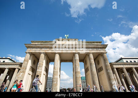 Das Brandenburger Tor in Berlin, Deutschland. (Brandenburger Tor) Stockfoto