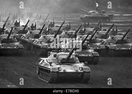 Italienische Armee, Centauro gepanzerte Brigade, Leopard Panzer (1987) Stockfoto