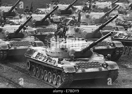 Italienische Armee, Centauro gepanzerte Brigade, Leopard Panzer (1987) Stockfoto