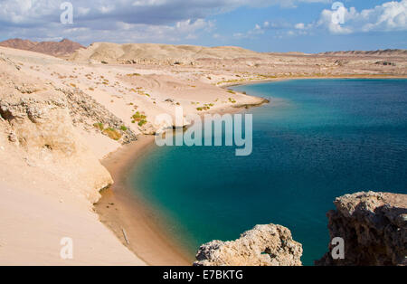 Turtle Bay am Roten Meer in Ägypten Stockfoto