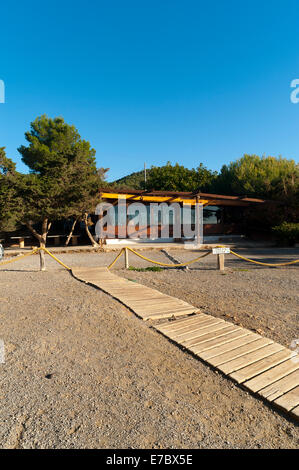 Cala Jondal, Ibiza, Balearen, Spanien, Mittelmeer, Europa Stockfoto