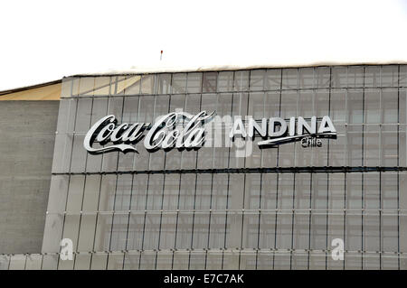 Coca Cola Andina factory Santiago de Chile Stockfoto