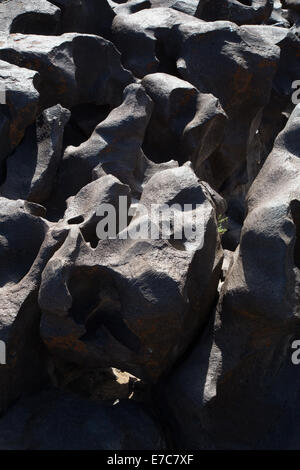 Die fossilen fällt eine geologische Besonderheit, befindet sich in der Coso Range in Kalifornien in den Vereinigten Staaten. Stockfoto