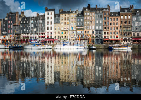 Honfleur, Basse, Normandie, Normandie, Frankreich, Europa Stockfoto