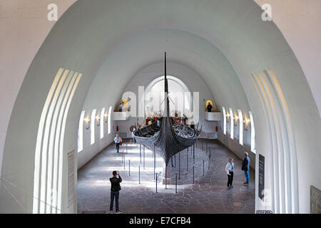 Das Wikingerschiff-Museum in Oslo, Norwegen. (Norwegisch: Vikingskipshuset På Bygdøy) Stockfoto