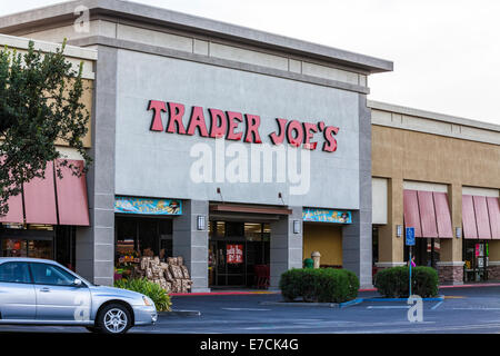 Ein Trader Joe's Store in Modesto, Kalifornien Stockfoto