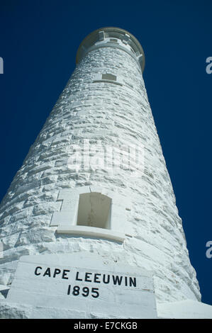 Die Cape Leeuwin Lighthouse ist ein Leuchtturm befindet sich auf der Landzunge des Cape Leeuwin in Western Australia Stockfoto