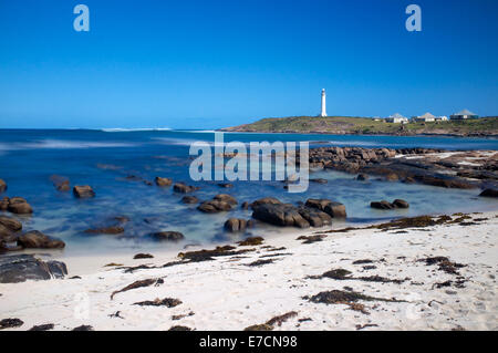 Die Cape Leeuwin Lighthouse ist ein Leuchtturm befindet sich auf der Landzunge des Cape Leeuwin in Western Australia Stockfoto