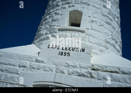 Die Cape Leeuwin Lighthouse ist ein Leuchtturm befindet sich auf der Landzunge des Cape Leeuwin in Western Australia Stockfoto