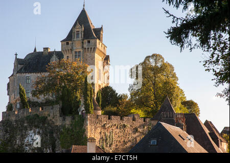 Französisches Chateau in der Dordogne-Region von Frankreich Stockfoto