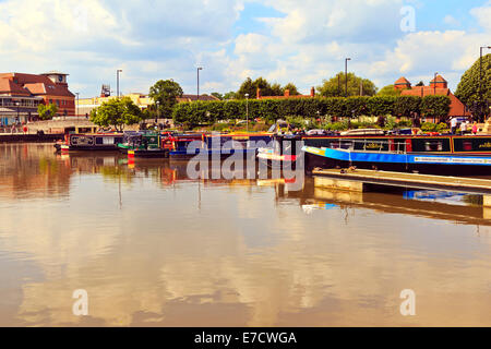 Bootsliegeplätze in der Mariner in Stratford-upon-Avon Stockfoto