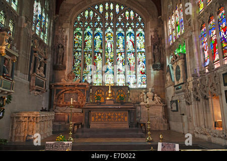 Alter Bereich der Holy Trinity Church in Stratford-upon-Avon Stockfoto