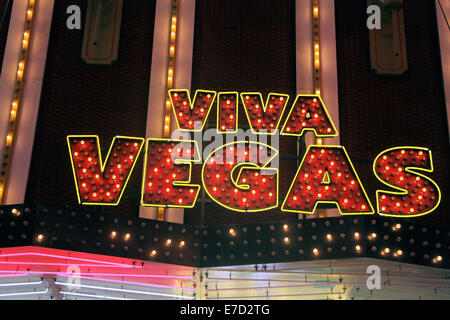 NEONLICHTER IN LAS VEGAS NEVEDA Stockfoto