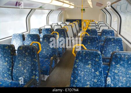 Zug-Interieur Stockfoto