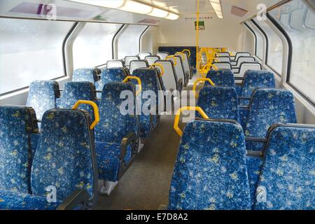 Zug-Interieur Stockfoto