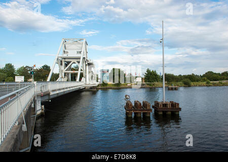 Pegasus-Brücke in der Normandie, Frankreich-EU Stockfoto