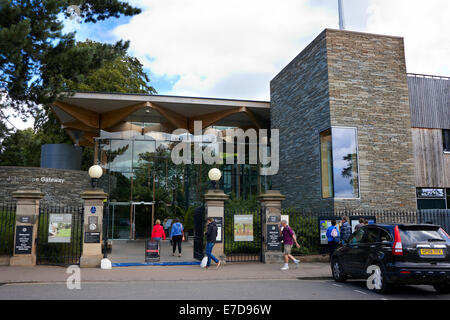 John Hope Gateway. Westtor. Royal Botanic Garden Edinburgh Stockfoto