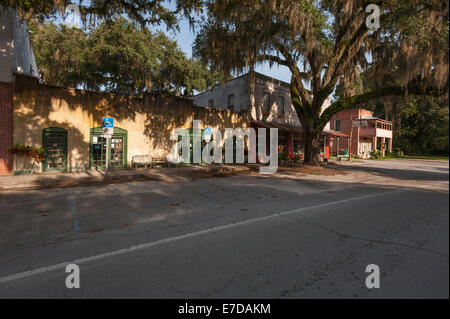 Aus der wenig historische Stadt von Micanopy, Florida und eingebettet etwa 100 Meilen nördlich von Orlando, Florida USA Stockfoto