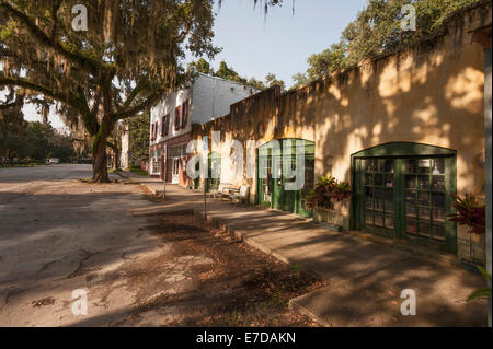 Aus der wenig historische Stadt von Micanopy, Florida und eingebettet etwa 100 Meilen nördlich von Orlando, Florida USA Stockfoto