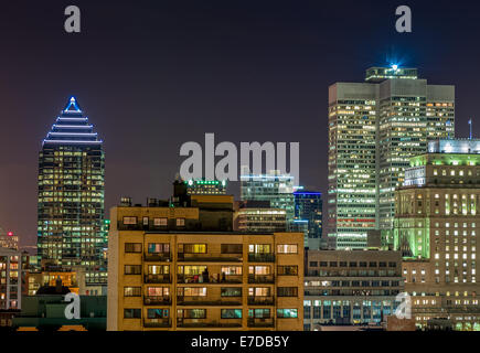 Montreal Skyline Stadtbild Landschaft hinten Panorama Stockfoto