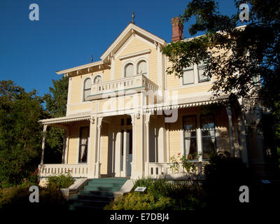 Ein Blick auf Emily Carr House, das Elternhaus von kanadischer Maler Emily Carr.  Victoria, British Columbia, Kanada. Stockfoto