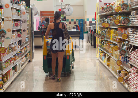 Supermarkt Escazu costarica Stockfoto