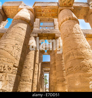 Tempel von Karnak, Luxor, Ägypten. Stockfoto