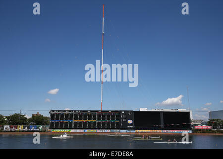 Allgemeine Ansicht der Toda olympischen Ruder-Kurs 14. September 2014 - Rudern: die 92nd All Japan Championships bei Olympia Rudern Kurs, Saitama, Japan Toda Rudern. Bildnachweis: Shingo Ito/AFLO/Alamy Live-Nachrichten Stockfoto