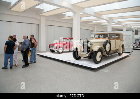 Mladá Boleslav, Tschechien, Skoda Museum direkt neben dem Hauptwerk von Skoda Stockfoto