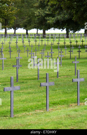 Neuville-Saint-Vaast, Frankreich, den deutschen Soldatenfriedhof Neuville-Saint-Vaast Stockfoto