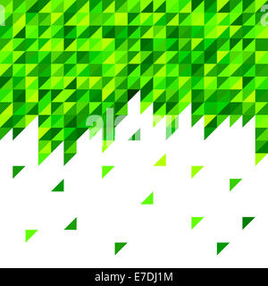 Geometrischen Mosaik-Muster von blauen Dreieck Stockfoto