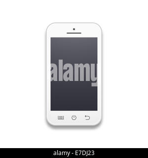 Weiß Handy Stockfoto