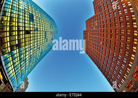 Deutschland, Berlin: Moderne Skyline-Gebäude am Potsdamer Platz Stockfoto